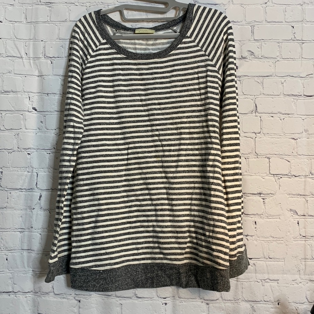 Grey And White Pullover